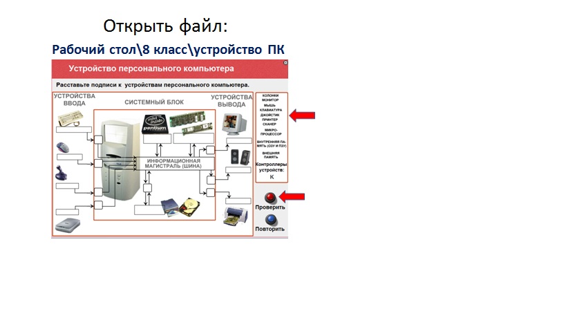 Файлы и файловая структура, 8 класс