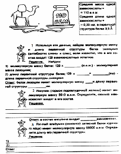 Конспект урока для 11 класса "Органические вещества клетки. Модуль Белки"