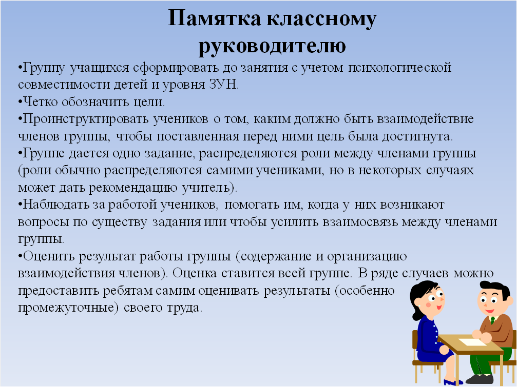 выступление"Технология сотрудничества" 7 класс