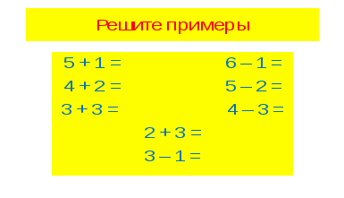 Конспект урока математики для 1 класса на тему "Число 7, цифра 7"