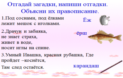 План - конспект урока русского языка в 3 классе «Правописание мягкого знака после шипящих на конце имен существительных женского рода»