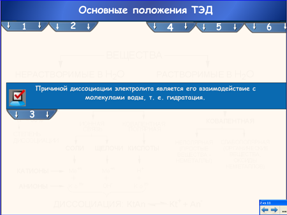 Основные положения теории электролитической диссоциации, 8 класс