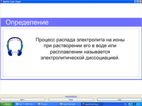 Основные положения теории электролитической диссоциации, 8 класс