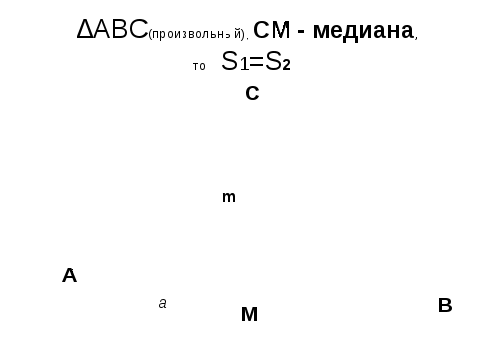 Конспект урока для 8 класса по геометрии "Площади фигур"