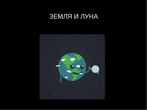 Презентация на тему "Луна и Земля" по астрономии