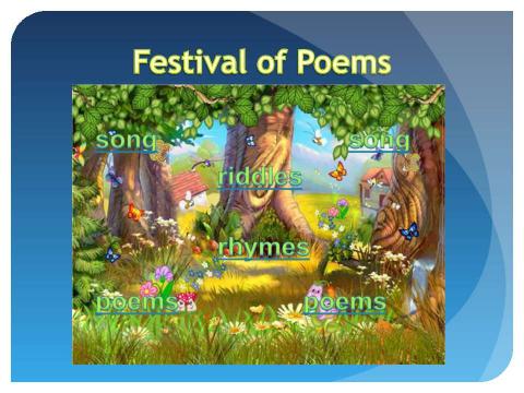 Презентация на тему "Festival of Poems" по английскому языку