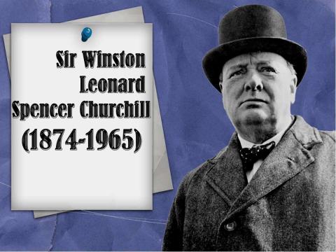 Презентация на тему "Leonard Winston Spencer Churchill" по английскому языку