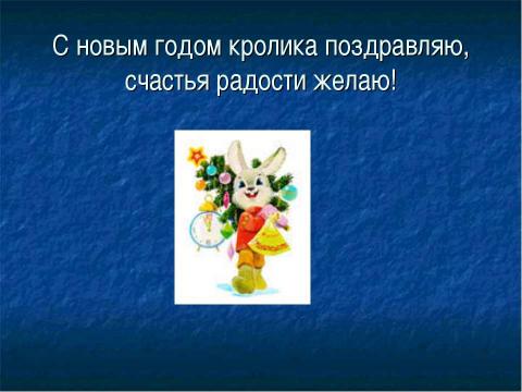 Презентация на тему "С новым 2011 годом!" по обществознанию