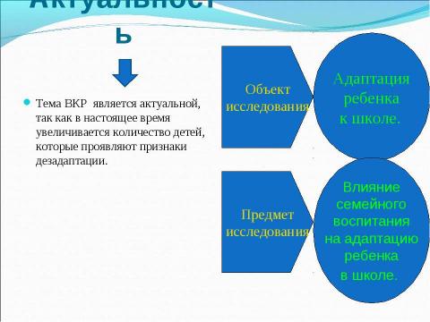 Презентация на тему "Семейное воспитание и его влияние на адаптацию к школе детей младшего школьного возраста" по обществознанию