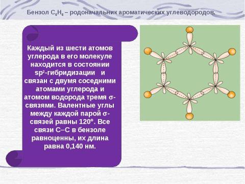 Презентация на тему "Строение Бензола" по химии