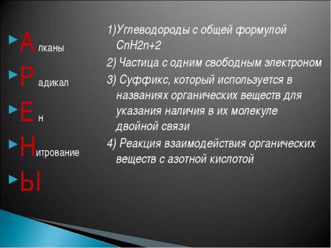 Презентация на тему "Арены. Бензол. Строение молекулы бензола" по химии