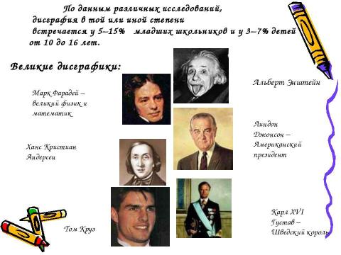 Презентация на тему "Дисграфия как одна из причин школьной неуспешности по русскому языку" по обществознанию