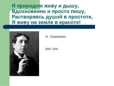 Презентация на тему "Стихи о природе" по литературе