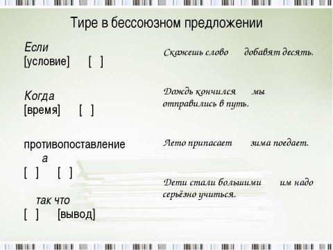 Презентация на тему "Знаки препинания в бессоюзном сложном предложении" по русскому языку