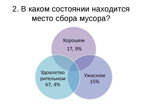 Презентация на тему "Исследование проблемы уборки" по экологии