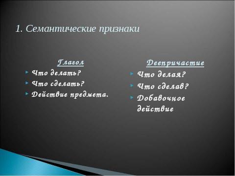 Презентация на тему "Морфологическая принадлежность причастий и деепричастий" по русскому языку