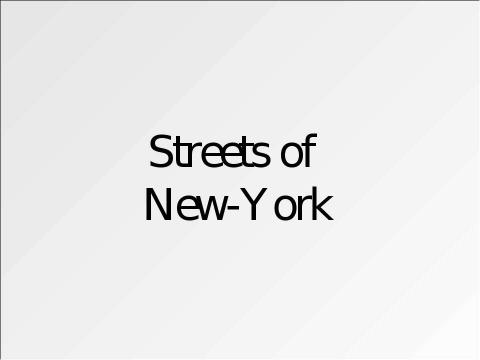 Презентация на тему "The history of New-York" по английскому языку