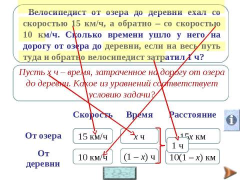 Презентация на тему "Решение задач с помощью дробно-рациональных выражений" по математике