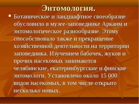 Презентация на тему "Аркаим - город солнца" по истории