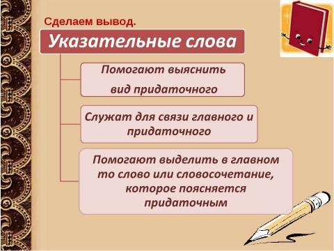 Презентация на тему "Сложноподчинённое предложение" по русскому языку