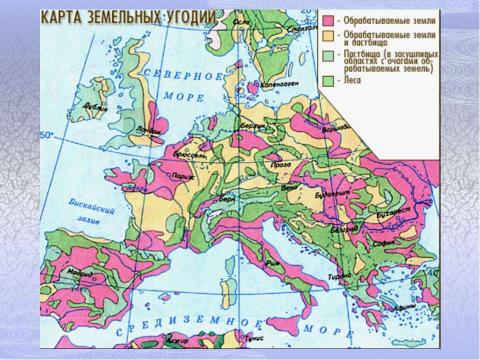 Презентация на тему "Европа. Сельское хозяйство" по географии