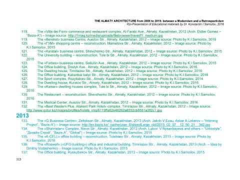 Презентация на тему "The Almaty architecture from 2005 to 2015: between a Modernism and a Retrospectivism / The Ppt-Presentation of typical examples by Dr. Konstantin I.Samoilov. - Almaty, 2016. – 118 p." по МХК