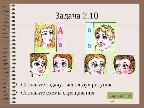 Презентация на тему "Электронный задачник по генетике Часть 2" по биологии