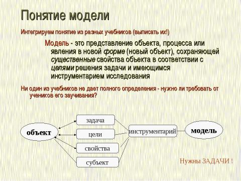 Презентация на тему "Формализация и моделирование в базовом курсе информатики" по информатике