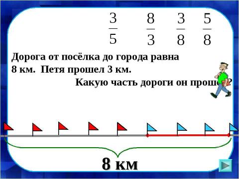 Презентация на тему "Доли числа и величины" по математике