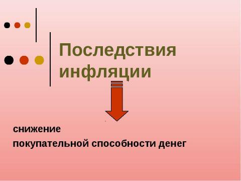 Презентация на тему "Инфляция 11 класс" по экономике