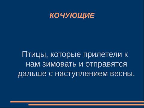 Презентация на тему "Птицы зимой" по начальной школе