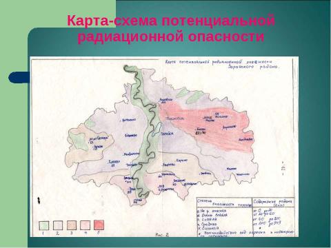 Презентация на тему "Радоновое загрязнение вод в Зарайском районе Московской области" по экологии