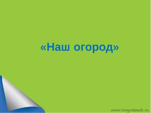 Презентация на тему "Детский сад-цветущий сад" по детским презентациям