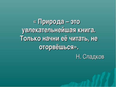 Презентация на тему "Николай Иванович Сладков" по литературе