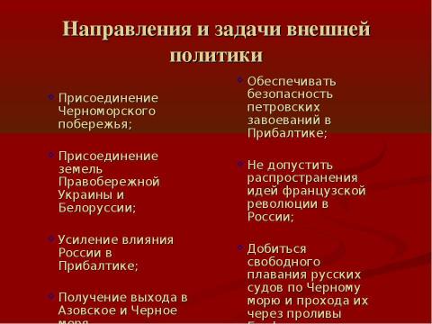 Презентация на тему "Екатерина II – Великая российская императрица" по истории