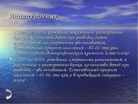 Презентация на тему "Население п.Светлый" по биологии