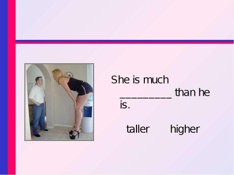 Презентация на тему "Are They Tall or High?" по английскому языку