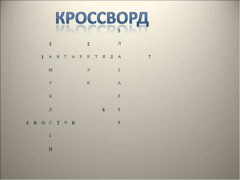 Презентация на тему "Географическое положение. Открытие и исследование Антарктиды" по географии