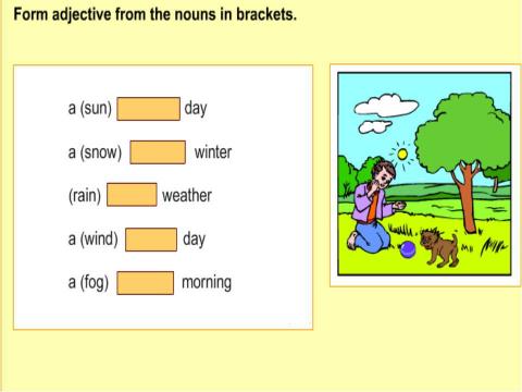 Презентация на тему "Whatever the weather. Whether we like it or not" по английскому языку