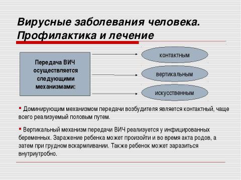 Презентация на тему "Неклеточные формы жизни. Вирусные заболевания человека" по медицине