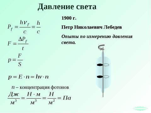 Презентация на тему "Световые кванты" по физике