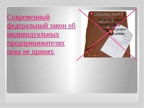 Презентация на тему "Индивидуальные предприниматели" по экономике