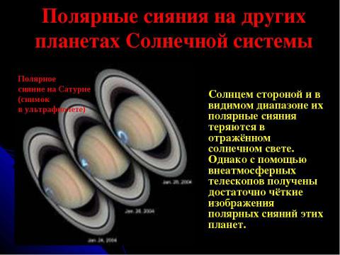 Презентация на тему "Полярное сияние" по физике