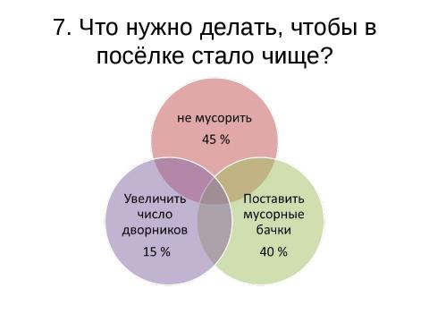 Презентация на тему "Исследование проблемы уборки" по экологии