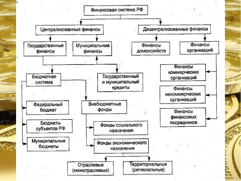 Презентация на тему "Финансовая система страны, ее сферы и звенья" по экономике