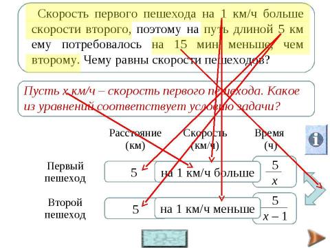 Презентация на тему "Решение задач с помощью дробно-рациональных выражений" по математике