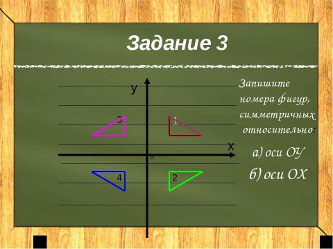 Презентация на тему "Осевая симметрия 8 класс" по геометрии