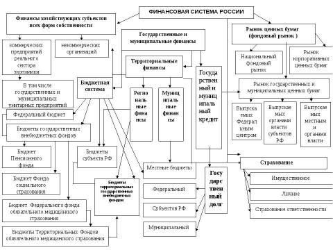 Презентация на тему "Финансовая система страны, ее сферы и звенья" по экономике