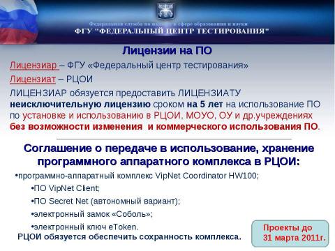 Презентация на тему "Проведение ЕГЭ" по русскому языку