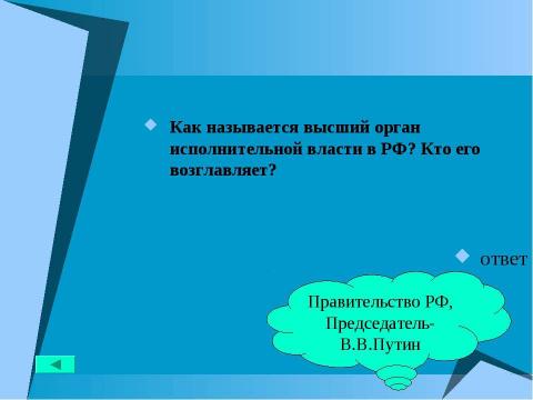 Презентация на тему "Основной закон государства" по педагогике